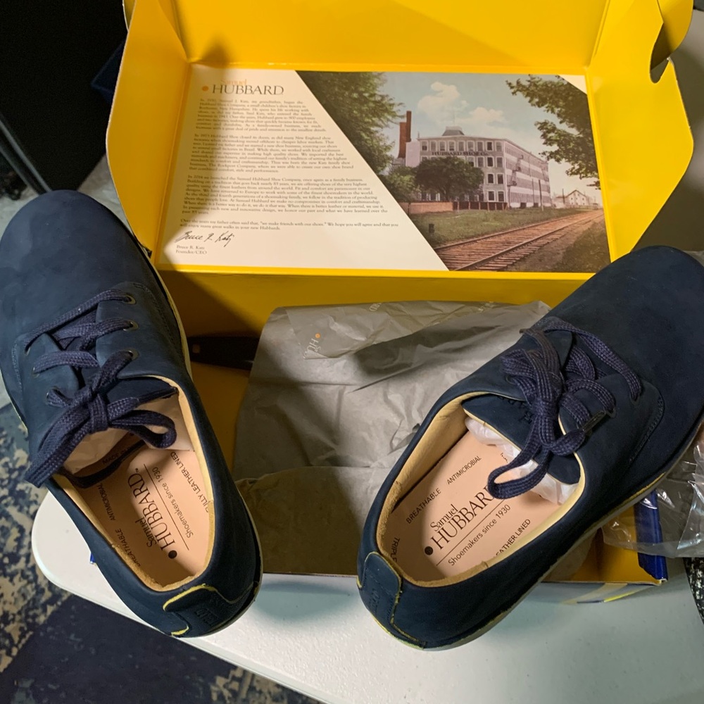 Samuel Hubbard Men's Navy Sneakers